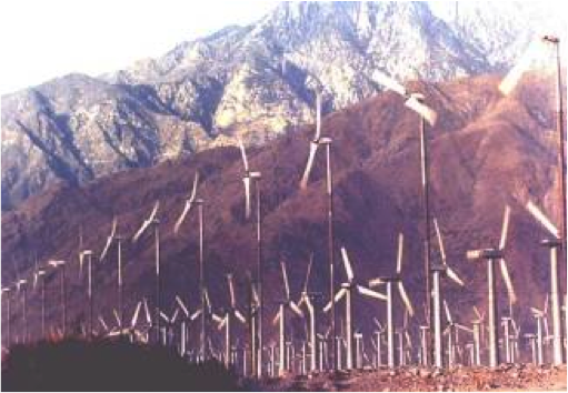 2-bladed Carter Wind Turbines at San Gorgonio
Pass Wind Farm, CA<br />
<a  href="http://carterwindenergy.com/">Visit CarterWindEnergy.com</a>