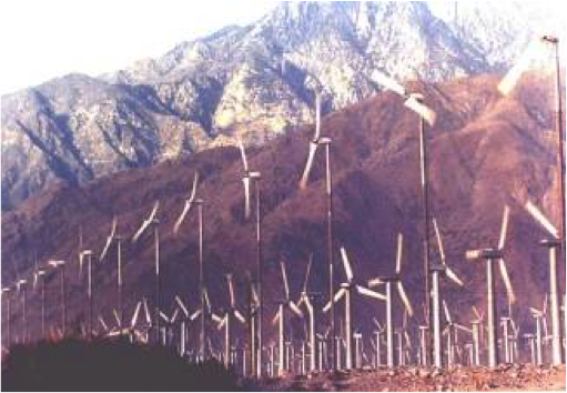2-bladed Carter Wind Turbines at San Gorgonio
Pass Wind Farm, CA<br />
<a  href="http://carterwindenergy.com/">Visit CarterWindEnergy.com</a>